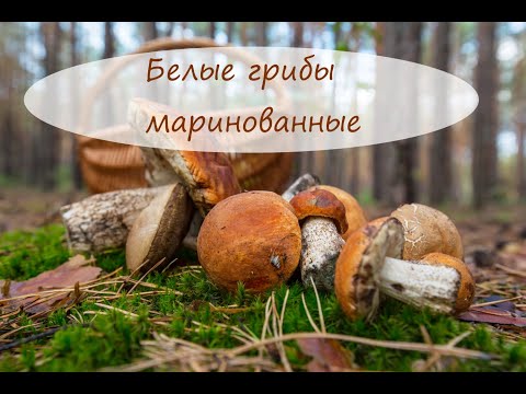Видео: Грибы белые маринованные в автоклаве