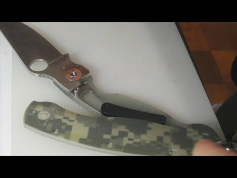 Видео: Spyderco Military mod + разборка и внутренности ножа