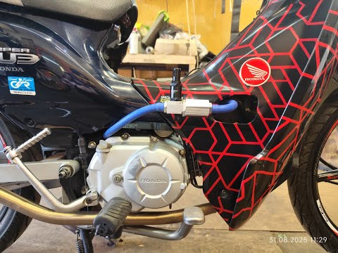 Видео: HONDA SUPER CUB AA04 Установка Terramoto T-REV-a Ч.2