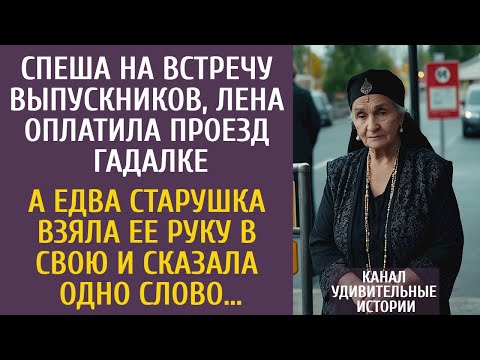 Видео: Спеша на встречу выпускников, Лена оплатила проезд гадалке… А едва старушка сказала ей одно слово…