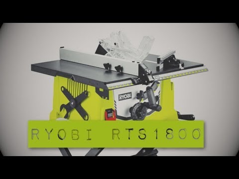 Видео: Ryobi RTS1800 Настройка циркулярной пилы