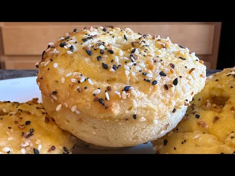 Видео: Полезные творожные бублики: низкоуглеводные | без зерновых | кето