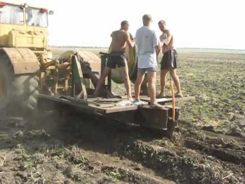 Видео: Проход через дорогу кабелеукладчик к 700