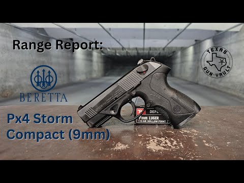 Видео: Отчет о стрельбе: компактный пистолет Beretta Px4 Storm (9 мм)