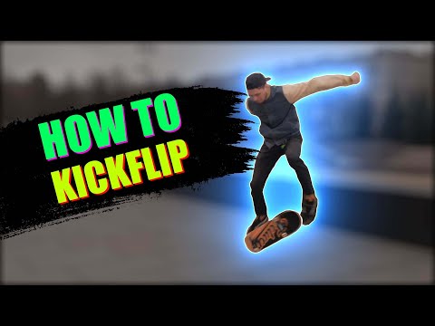 Видео: КАК СДЕЛАТЬ КИКФЛИП НА СКЕЙТБОРДЕ #скейтбординг