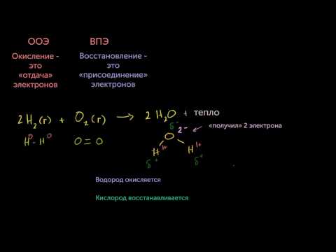 Видео: Окисление и восстановление с  биологической точки зрения (видео 2)  | Клеточное дыхание | Биология