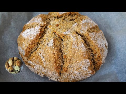 Видео: ХЛЕБ БЕЗ ДРОЖЖЕЙ на сыворотке за 40 минут! Bread without yeast