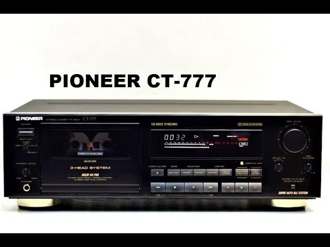 Видео: PIONEER CT-777.Обзор кассетной деки.
