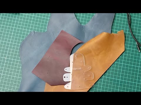 Видео: Всем Привет))) Делаем Изделия Из Кожи В Прямом Эфире))) Брелок Барсетка! ручная работа ! 2019!