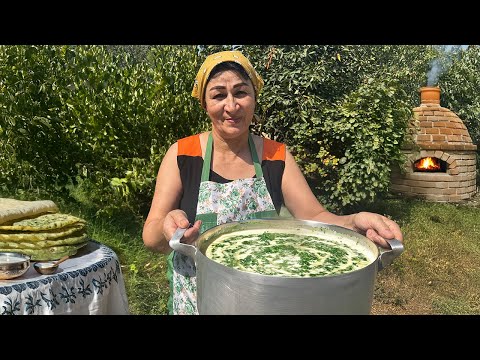 Видео: Приготовление азербайджанского йогуртового супа Довга и Гутаба – Лёгкий рецепт