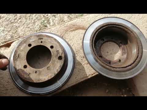 Видео: Mitsubishi Lancer 9. Обслуживание задней тормозной системы.