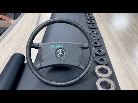 Видео: Перетяжка руля Mercedes Benz W-124