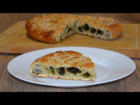 Видео: Слоёный пирог "Улитка" со щавелем. Готовим с Оксаной Валерьевной.
