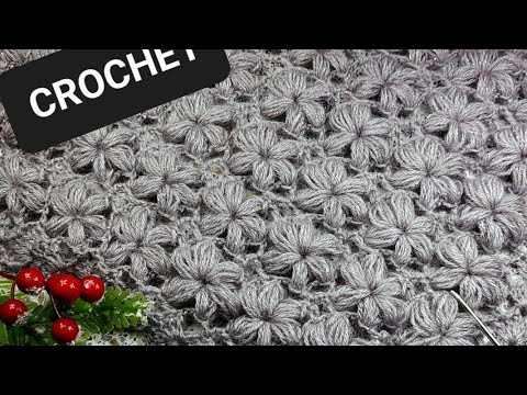 Видео: УЗОР 🌺для шали или бактуса   "Цветочная поляна "🌺🌺🌺🌺🌺🌺