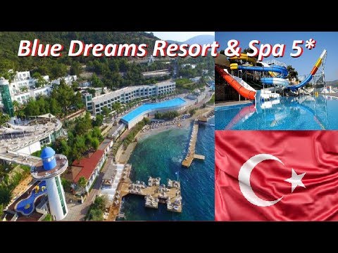 Видео: Blue Dreams Resort & SPA 5* Bodrum / Muğla обзор отеля Турция
