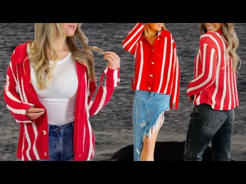 Видео: Модно-просто-красиво вяжем кофточку. You can simply knit a beautiful blouse.