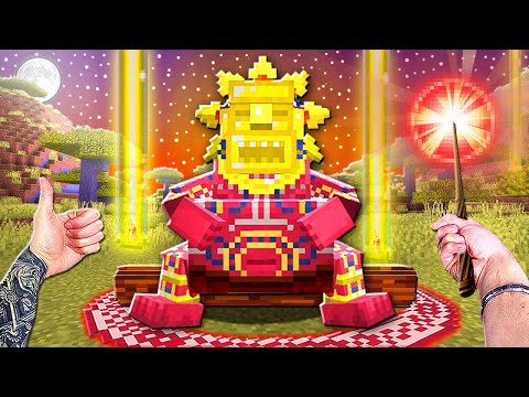 Видео: ЭКСТРЕМАЛЬНАЯ БИТВА С БОГОМ СОЛНЦА! МАГИЯ В МАЙНКРАФТ