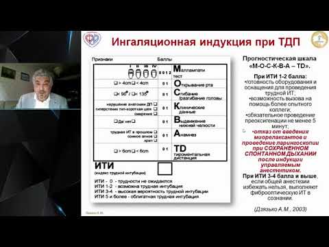 Видео: Ингаляционная анастезия вопрос ответ I Овезов А М