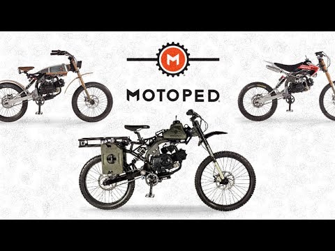 Видео: Motoped - симбиоз велосипеда и двигателя Honda