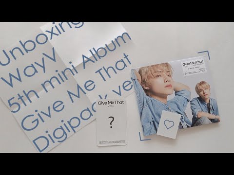 Видео: 💗 Распаковка альбома WayV диджипак Cяо (выпал сет?) | Unboxing WayV - Give Me That (digipack ver.)