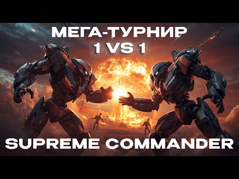 Видео: МЕГА-ТУРНИР 1 НА 1 В SUPREME COMMANDER