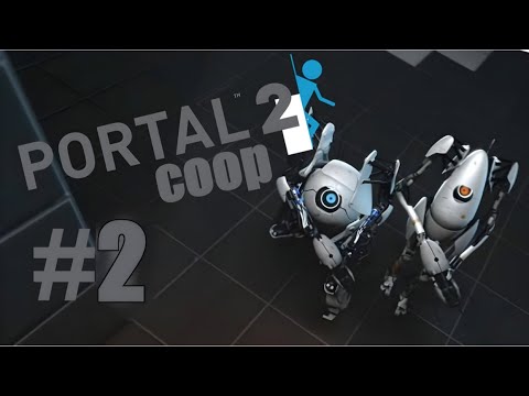Видео: Portal 2 co-op #2 Ломаем голову