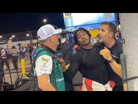 Видео: Владелец команды Томми Джо Мартинс и его бригадир устроили перепалку на пит-лейн в Финиксе!
