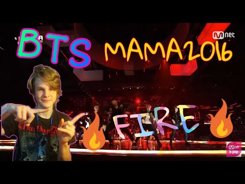 Видео: СМОТРИМ ВЫСТУПЛЕНИЕ BTS НА MAMA 2016 - FIRE | РЕАКЦИЯ НА BTS | REACTION