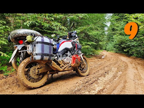 Видео: Мотопутешествие в Индию. Бездорожье Грузии на Honda Africa Twin часть 9