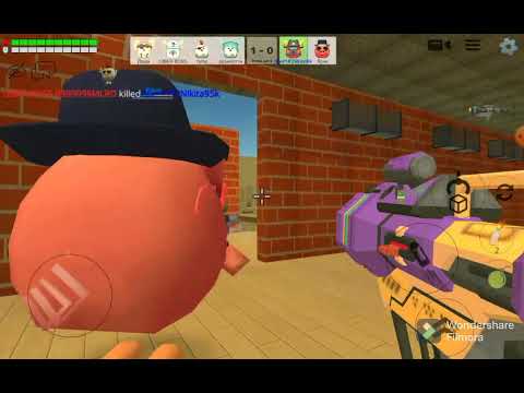 Видео: 21 часть игра дуэль Chicken Gun