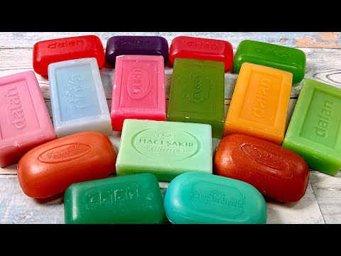 Видео: ASMR soap cutting Glycerine soap Резка глицеринового мыла АСМР #relaxtime