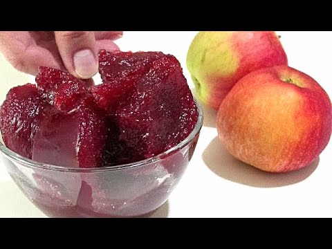Видео: Яблочно-вишнёвое повидло/Apple and cherry jam