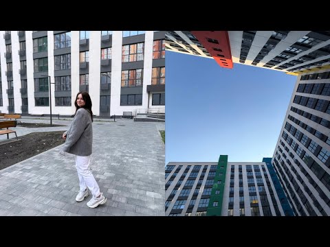 Видео: Мы купили большую квартиру в новом ЖК 🌈 Идем на обзор🤗