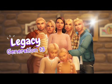 Видео: Legacy Family — 13-е поколение | Давайте играть | Эпизод 1, мини-серия — The Sims 4