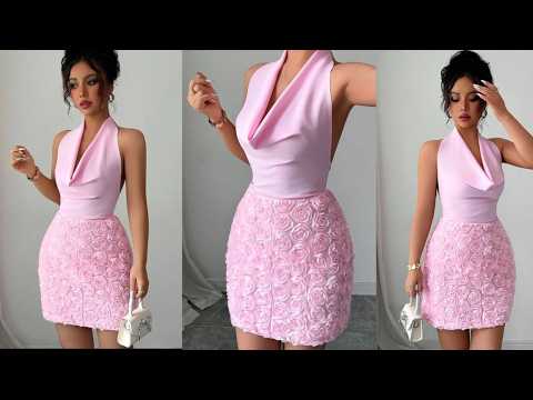 Видео: Как кроить и сшивать платье с открытой спиной и воротником-халтер