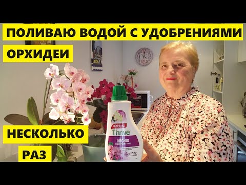 Видео: ПОЛИВАЮ ОРХИДЕИ ОДНОЙ ВОДОЙ С УДОБРЕНИЯМИ НЕСКОЛЬКО РАЗ