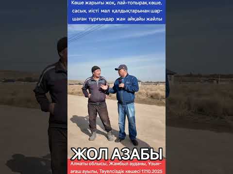 Видео: Көше жарығы жоқ, лай топырақ көше, сасық иісті мал қалдықтарынан шаршаған тұрғындар жан айқайы жайлы