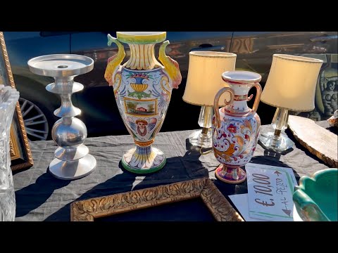 Видео: Покупки от антикварен пазар/Рим