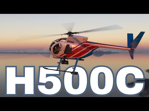 Видео: Полёт H500C в ангаре Taog от Inibuilds New Svalbard Longyear в Microsoft Flight Simulator 2024 4K