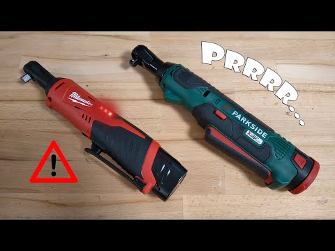 Видео: Milwaukee M12 IR против аккумуляторной трещотки Parkside PAR 12 A1