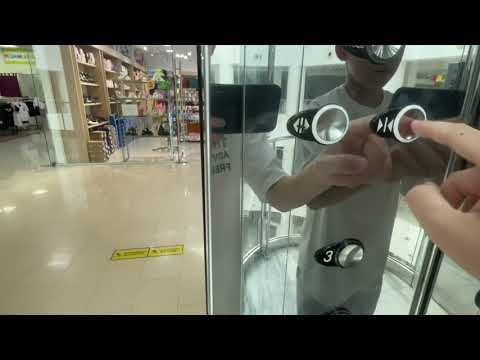 Видео: (Красивые  зеркальные лифты) OTIS ТЦ Алимпик