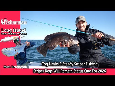 Видео: Отчет о рыбалке в районе Лонг-Айленда от 30 октября 2025 г. с Мэтью Бродериком