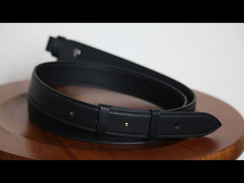 Видео: Изготовление плечевых лямок для сумок (Процесс изготовления сумки 2/3) / Кожевенное ремесло / 191