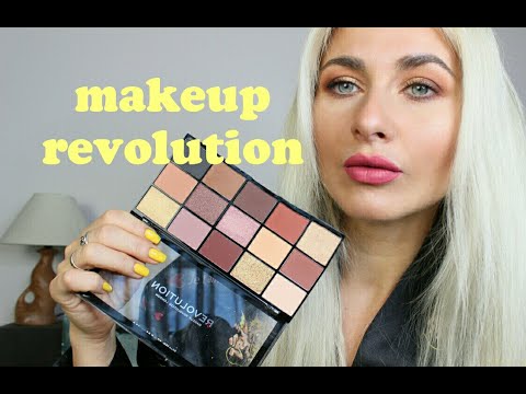 Видео: Обзор Makeup revolution палетка Velvet rose