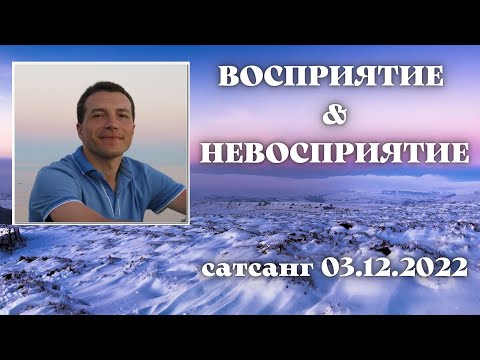 Видео: Восприятие и невосприятие. Сатсанг 03.12.2022