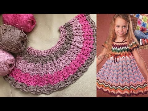 Видео: Платье Вязаное крючком. Зиг-заг крючком.Расчеты.Часть 1.Knitted dress