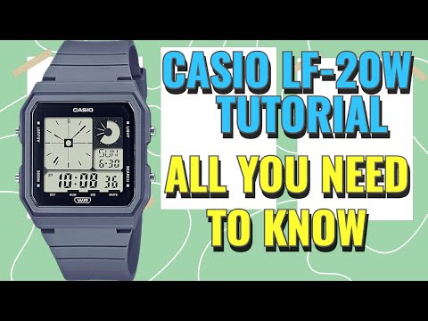 Видео: Учебное пособие по модулю Casio LF-20W 3551