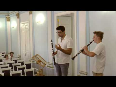 Видео: Мастер-класс В.Т. Урюпина (кларнет). Часть I.