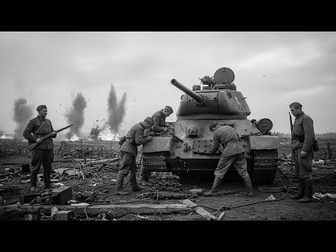 Видео: Немецкие командиры не могли поверить, что Советы ремонтировали танки под артиллерийским огнем