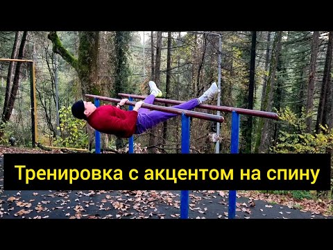 Видео: Тренировка на турнике и брусьях